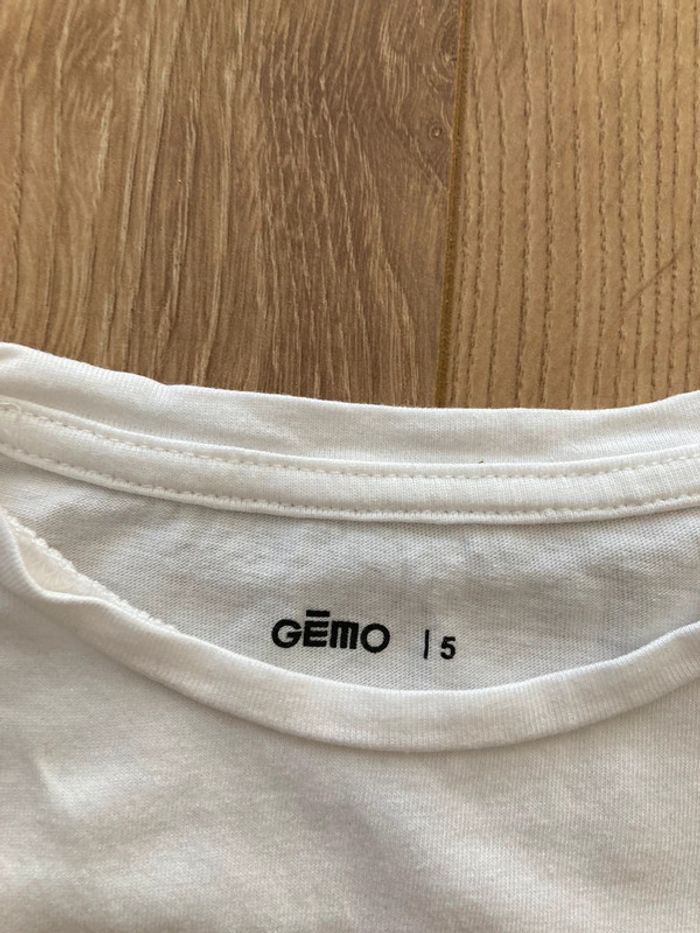Tee-shirt gemo 5 ans - photo numéro 3