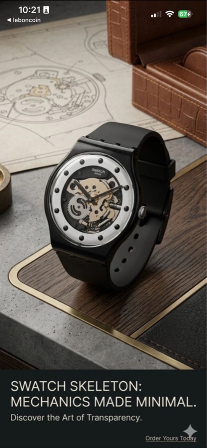 Magnifique montre Swatch officiel edition limitée collector rare - photo numéro 1