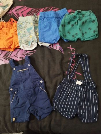 Shorts et salopettes bébé garçon 6 mois 