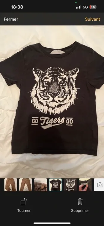 T-shirt manches courtes - 4/5 ans