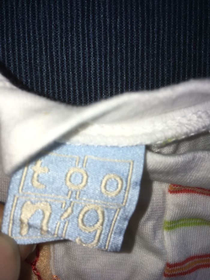 Teeshirt blanc et coloré 3mois - photo numéro 2