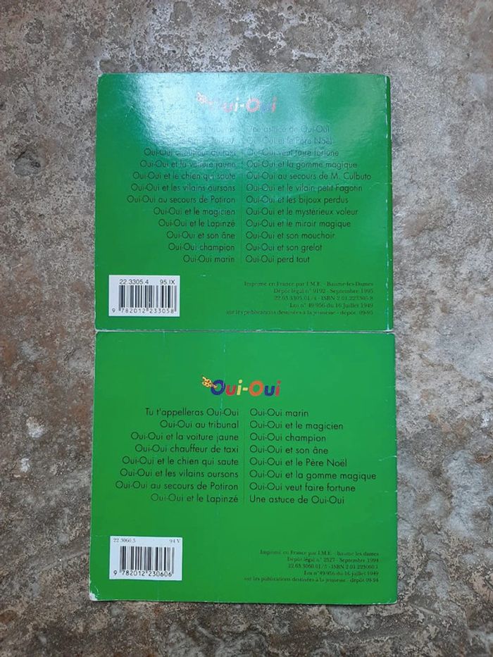 Ensemble de livres Oui-oui - photo numéro 3