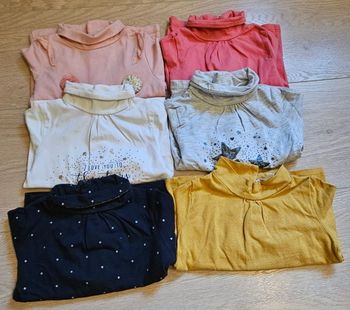 Tee-shirt manche longue col roulé 6M