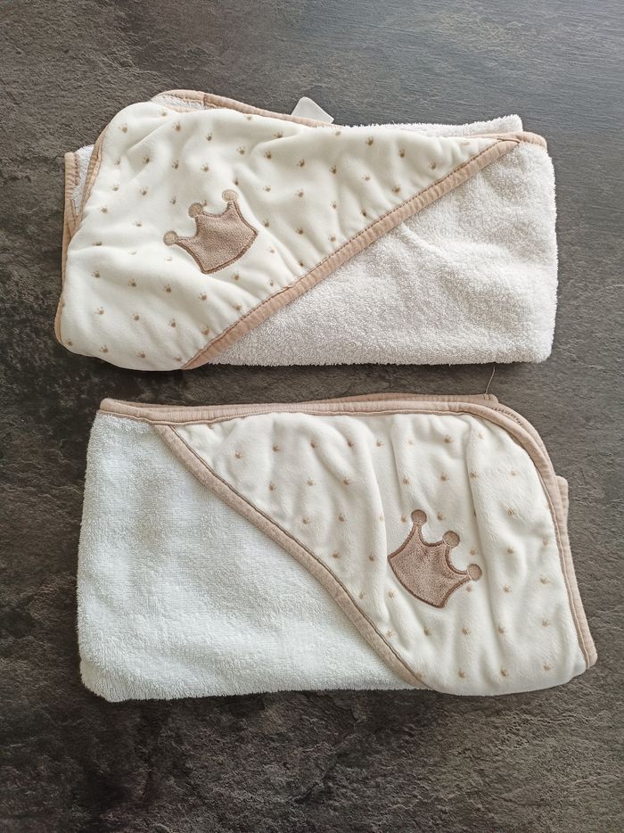Lot de 2 capes de bains Nattou