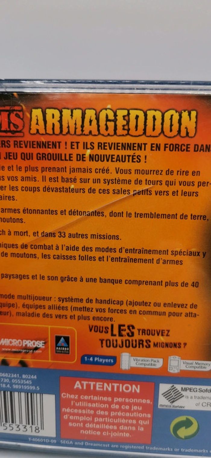 Jeux dreamcast worms edition Armageddon - photo numéro 3