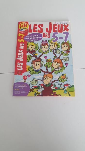 Cahier de jeux pour les 5/7 ans