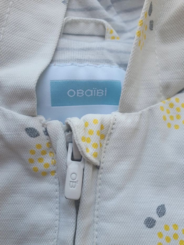 Blouson à capuche trench imperméable Obaïbi 6 mois 68cm - photo numéro 9