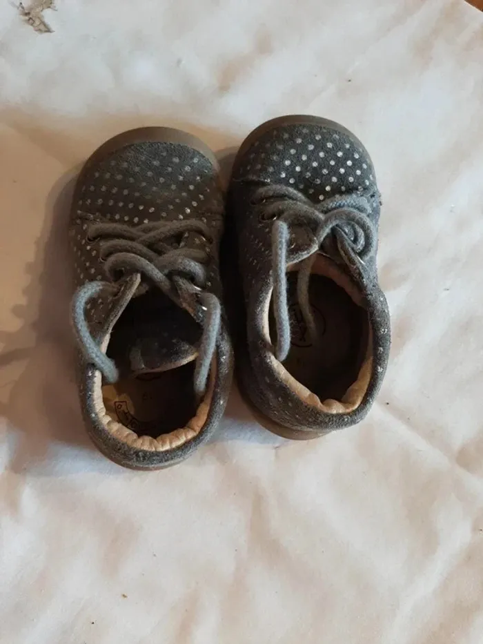 chaussures bottines 1er pas bébé fille pointure 19 Alma - photo numéro 3