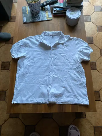 Polo blanc homme taille XXL en très bon état