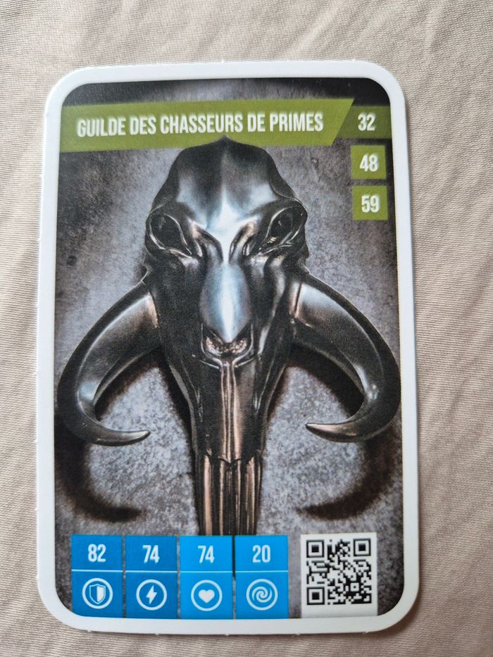 Carte Star Wars Auchan 2025 n°32 Guilde des Chasseurs de Primes