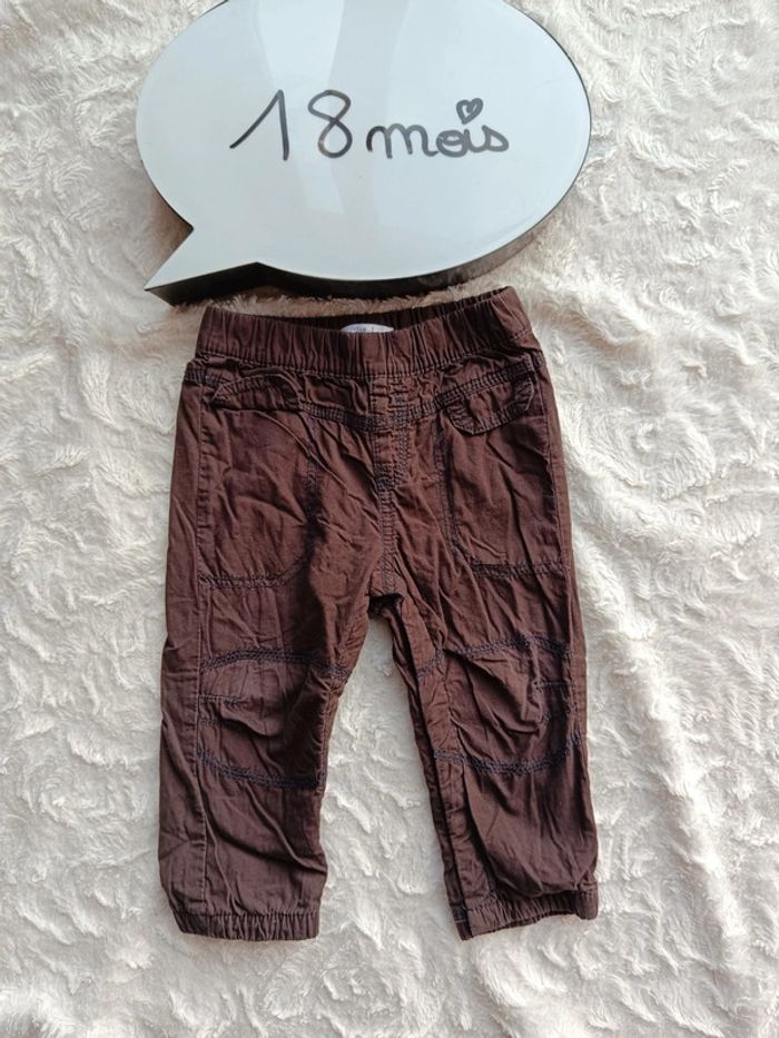 Pantalon confortable Garçon 18 mois Kitchoun 100% coton