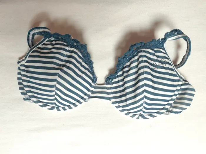Soutien-gorge IKKS bleu et blanc 90C