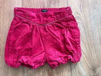 Short rose velours