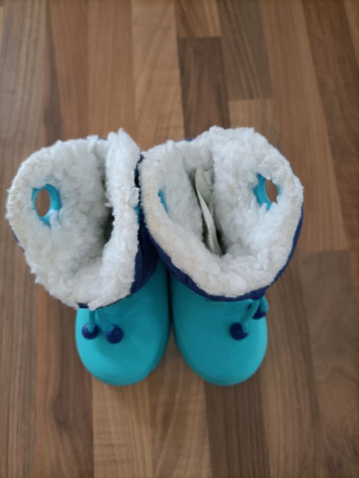 Bottes de ski bleu marine et turquoise 20/21 Decathlon - photo numéro 3