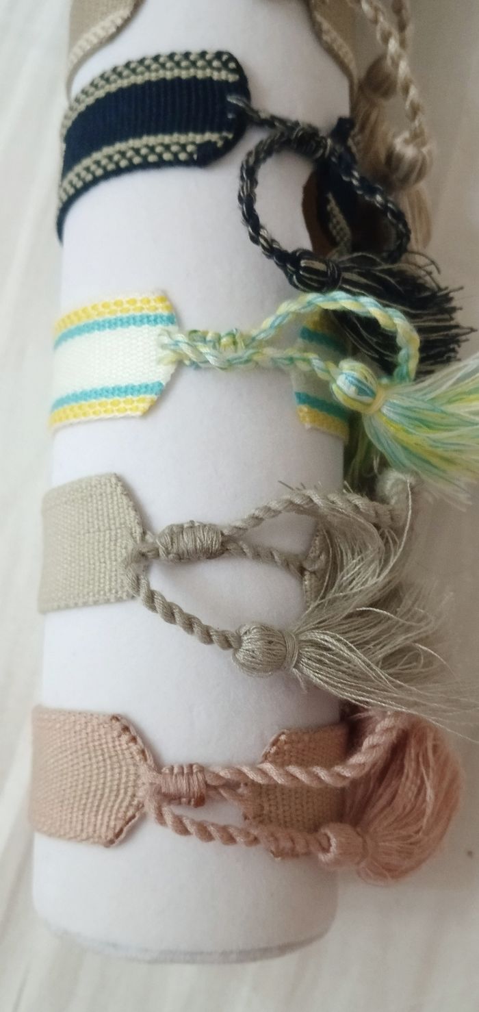 🌟 Bracelets tissés avec messages, Neufs, réglables, tendance, été, plage, plusieurs modèles disponibles - photo numéro 3