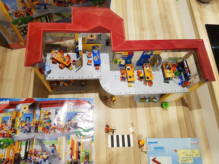 Boîte école playmobil set 4324 date de 2009 + scène du passage piéton - photo numéro 8