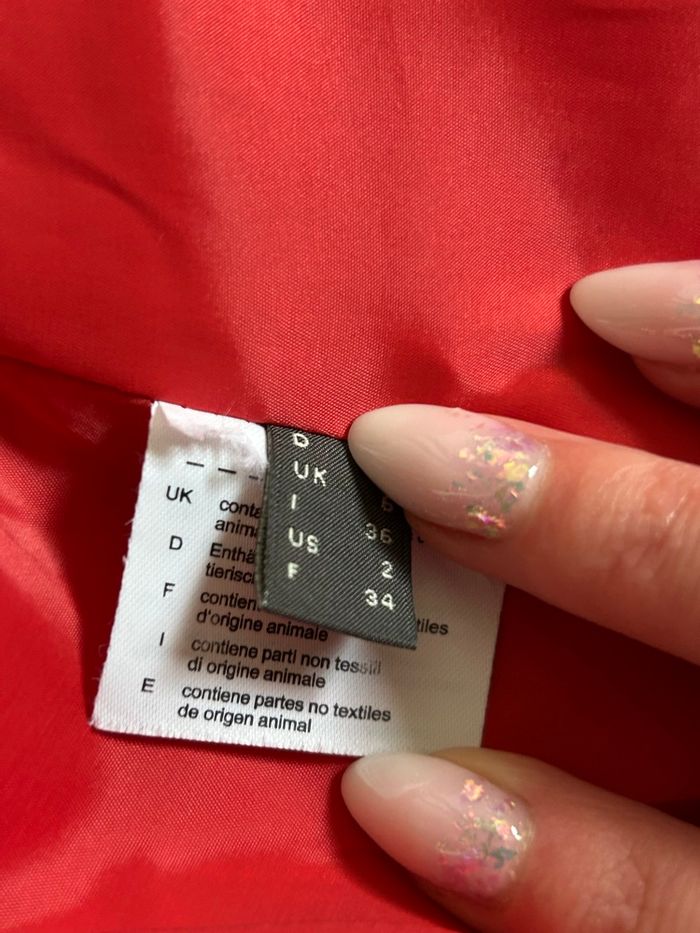 Blazer rouge Esprit taille française 34 TBE - photo numéro 10