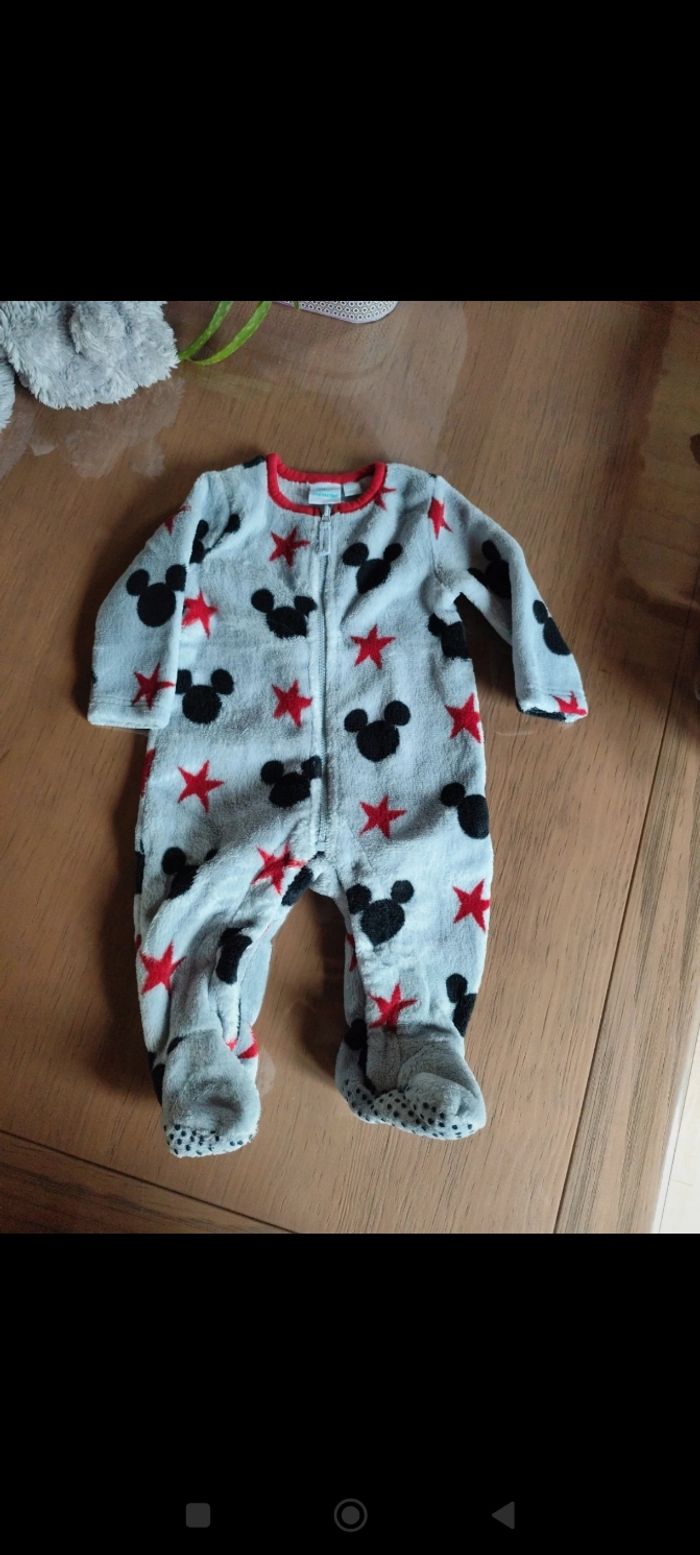 Pyjamas Mickey hiver 6 mois