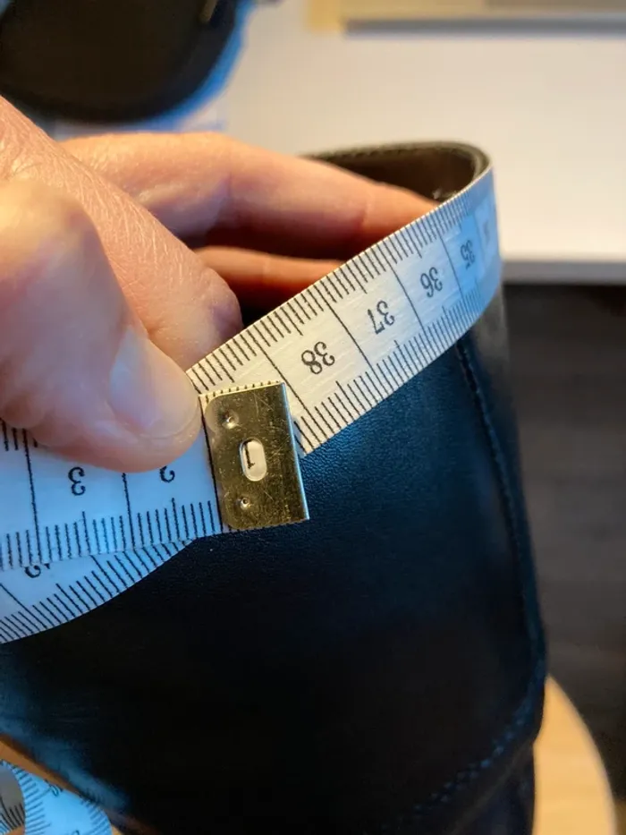 Bottes cuir noir T 38 Naf Naf - photo numéro 8