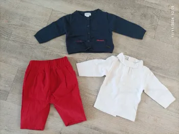 Ensemble fille 1 mois