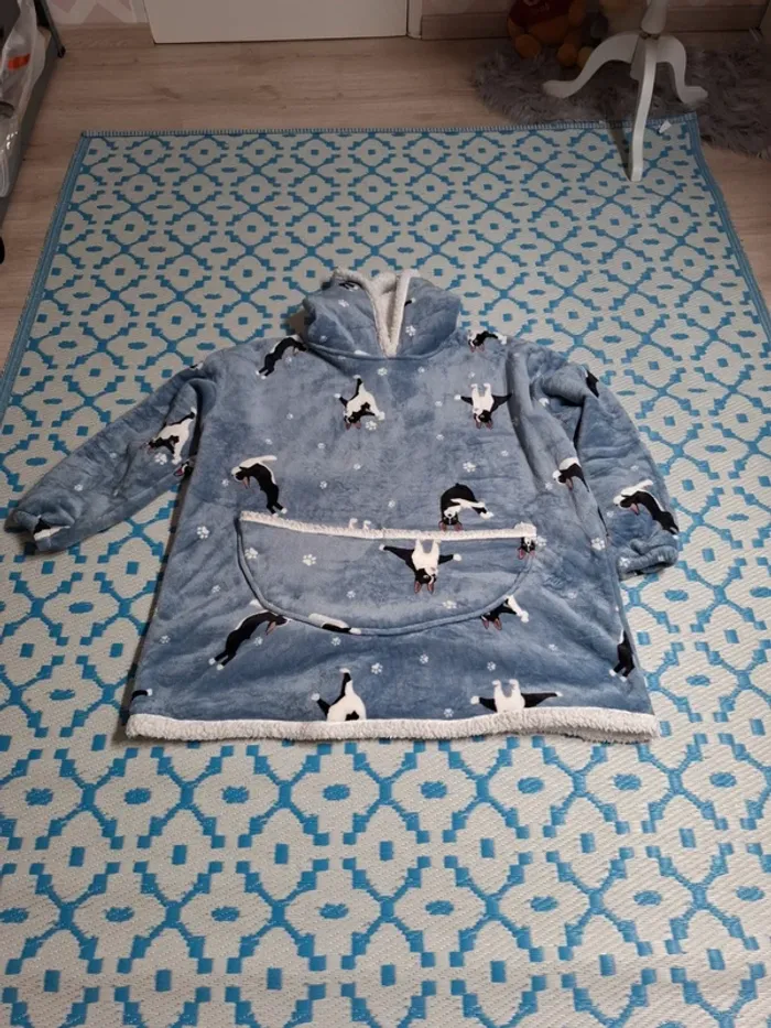 Veste polaire motif bulldog