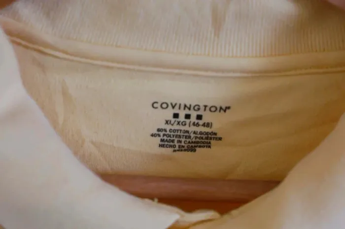 C36 t-shirt jaune Covington XL - photo numéro 3