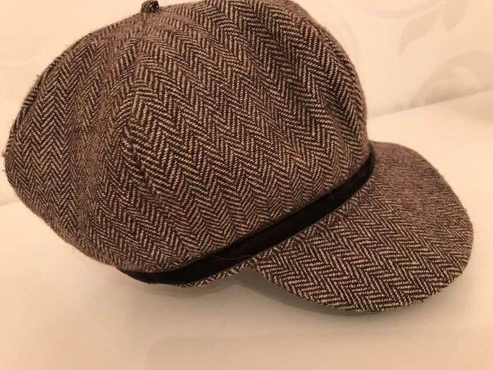 Casquette Gavroche Beige et Marron