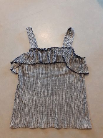 Chemisier à brides gris