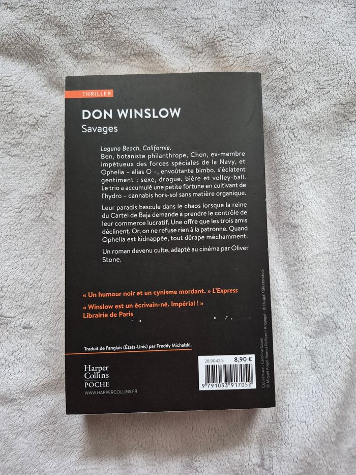 Livre Don Winslow Savages - photo numéro 3