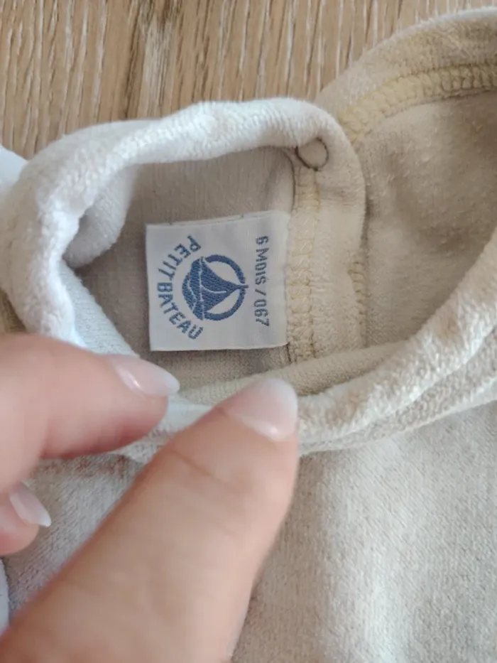 Pyjama velours 1 pièce Petit bateau - photo numéro 4