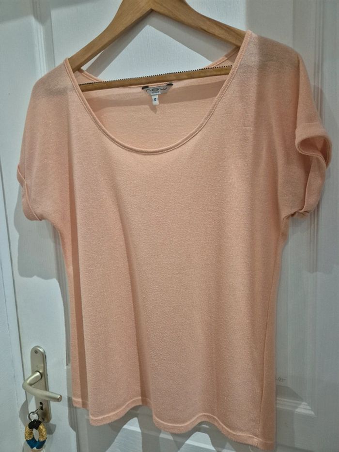 T-shirt rose irisé #newlook L - photo numéro 4