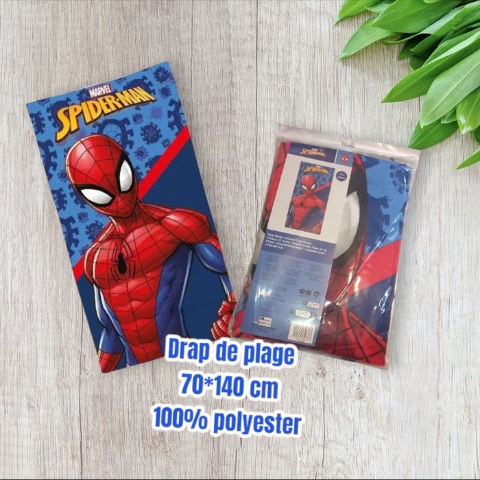 Serviette drap de plage spiderman marvel