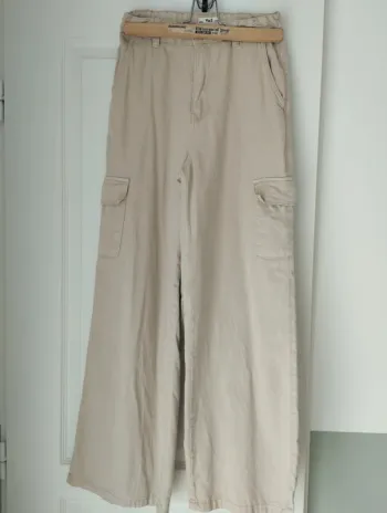 Pantalon beige cargo Tape à l'oeil teens XXS