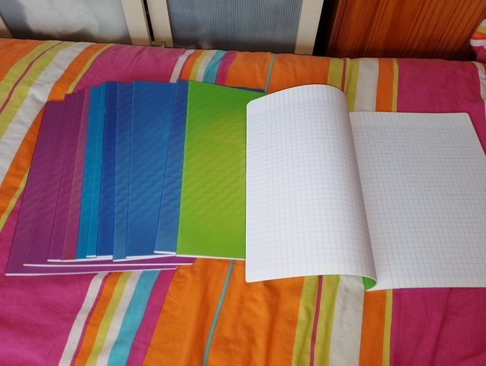 Lot de 12 cahiers 24x32 clairefontaine neuf - photo numéro 1