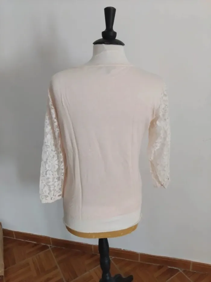Blouse manches 3/4 dentellées 123t 42 - photo numéro 5