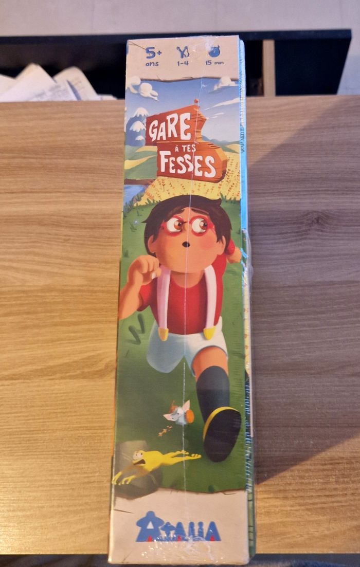 Jeux de société , enfant , jeu d'adresse , gare a ta fesses - photo numéro 6