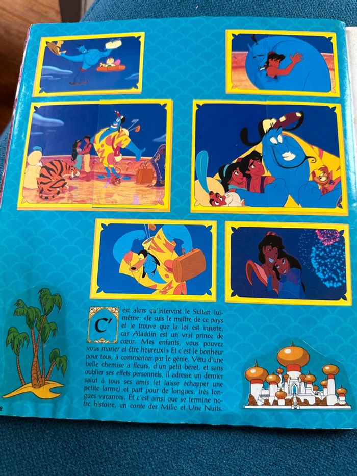 Album Panini images complet Disney Aladdin lampe magique Jasmine stickers autocollants - photo numéro 9