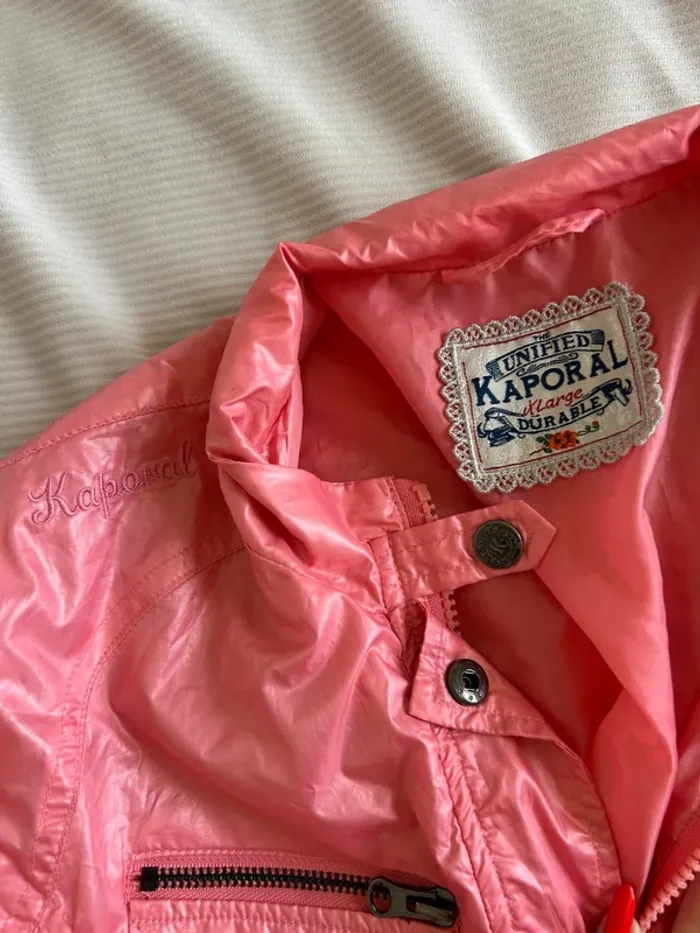 Manteau rose nacré kaporal taille xL léger - photo numéro 5