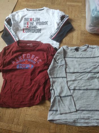 Lot 3 tee shirts manches longues 5 ans