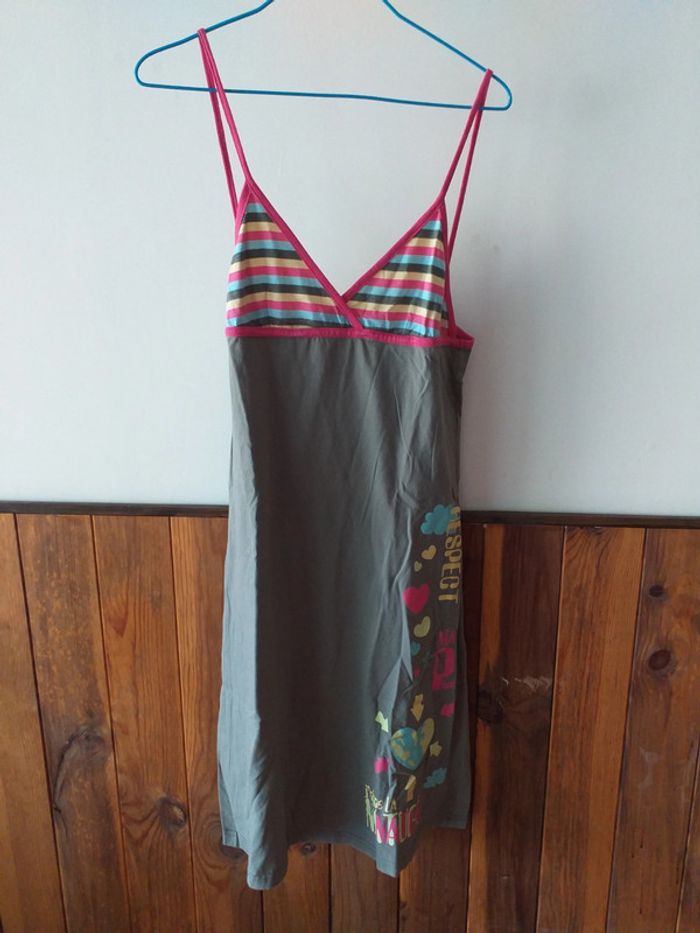 Chemise de nuit à bretelles