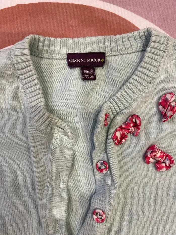 Gilet bébé fille Sergent Major – 24 mois - 86cm - photo numéro 2