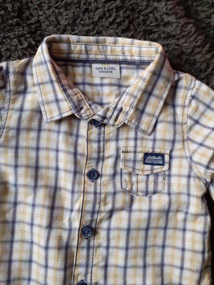 Ensemble chemise carreaux pantalon +chaussures - photo numéro 10