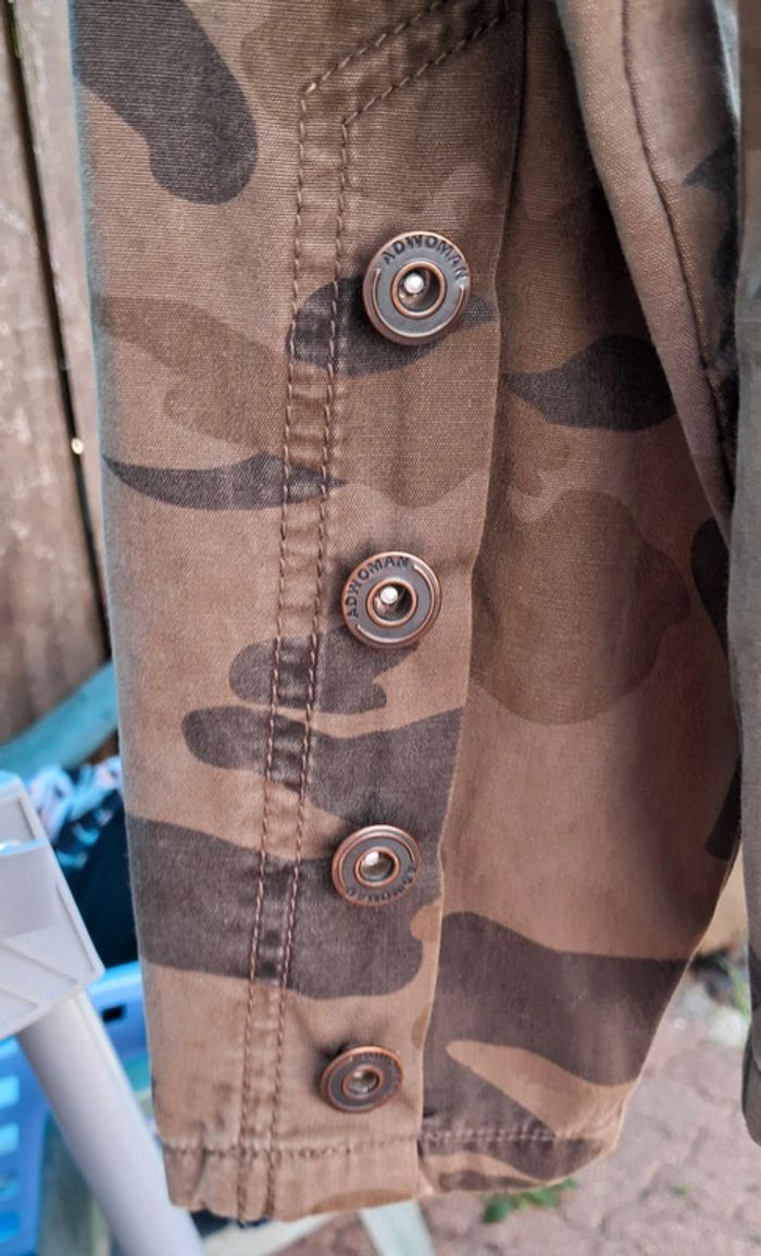 Veste en coton, imprimé camouflage militaire - T.M / 38 - photo numéro 7