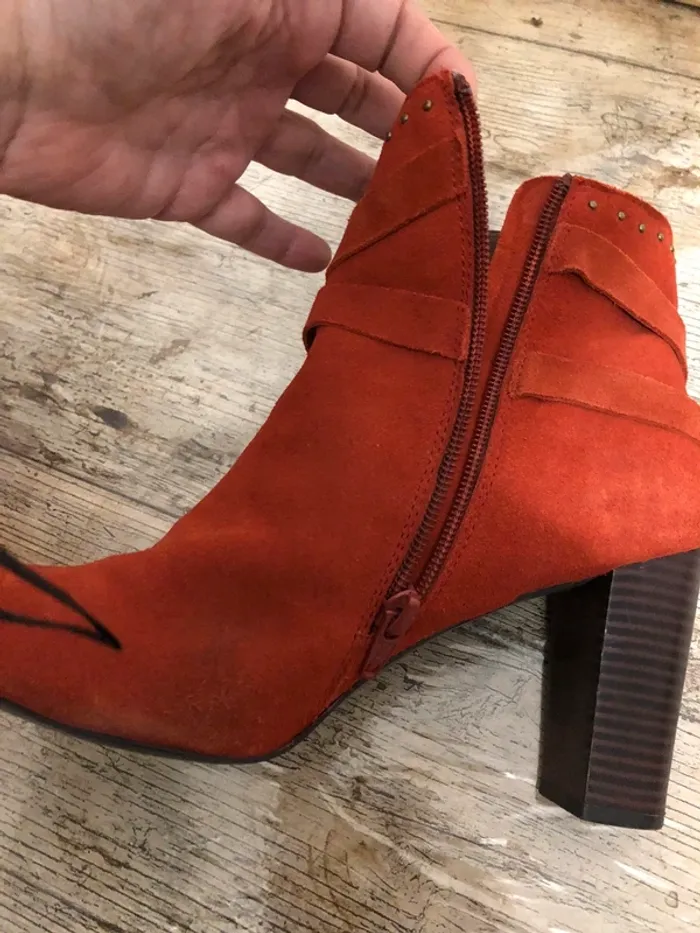 Bottines orange Promod - photo numéro 9