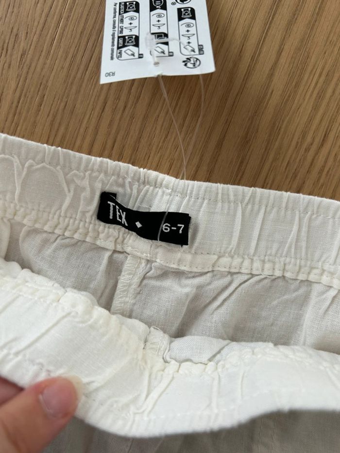Short en lin TEX 6/7ans - photo numéro 2