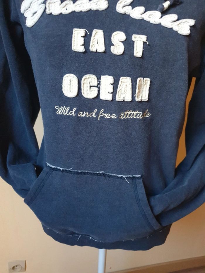 Sweat a capuche effet vintage - photo numéro 6