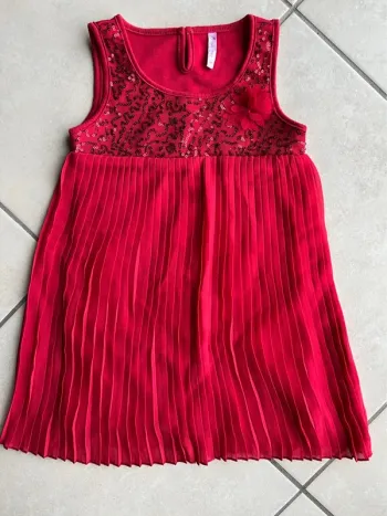 Robe plissée