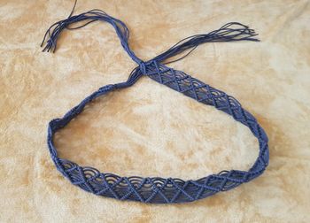 Ceinture femme souple à nouer