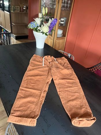 Pantalon fluide léger coton - jambes larges