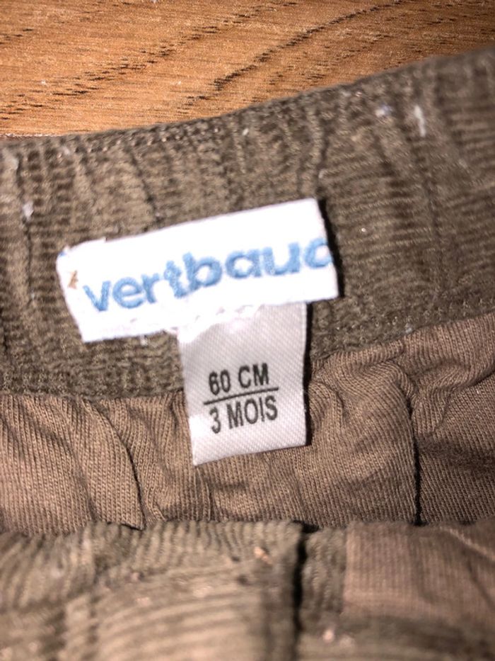 Lot de 3 pà talons garçons verbaudet 🌺 taille 3 mois - photo numéro 9